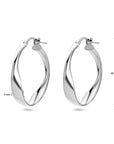 Zilver Gerhodineerd Oorringen 1338399 - PansiteNederland.nl