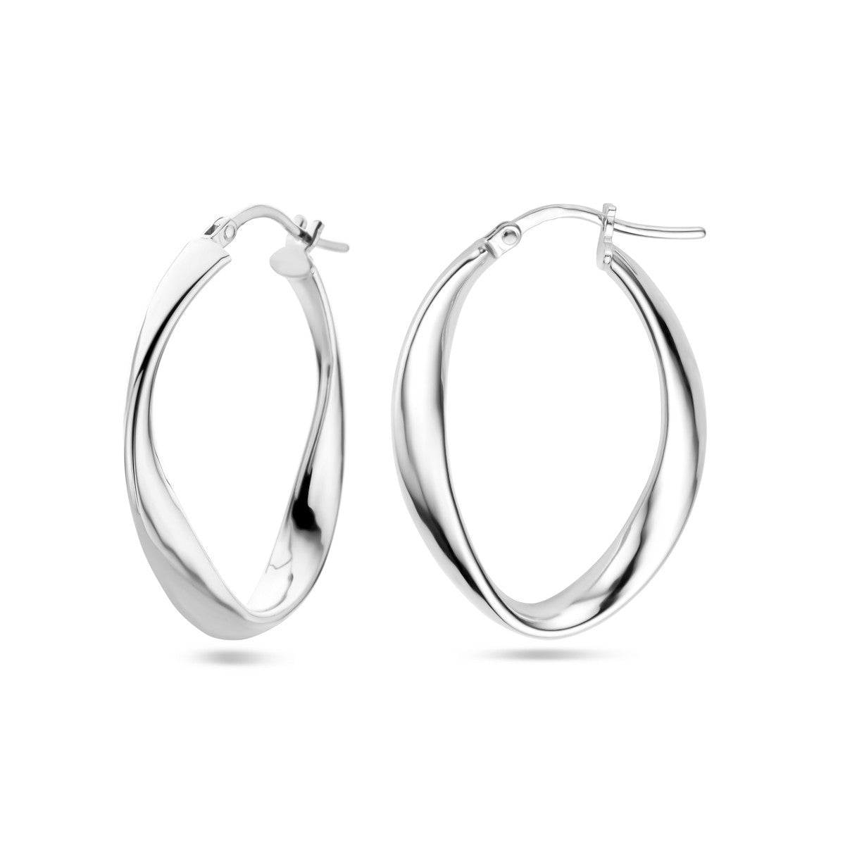 Zilver Gerhodineerd Oorringen 1338400 - PansiteNederland.nl