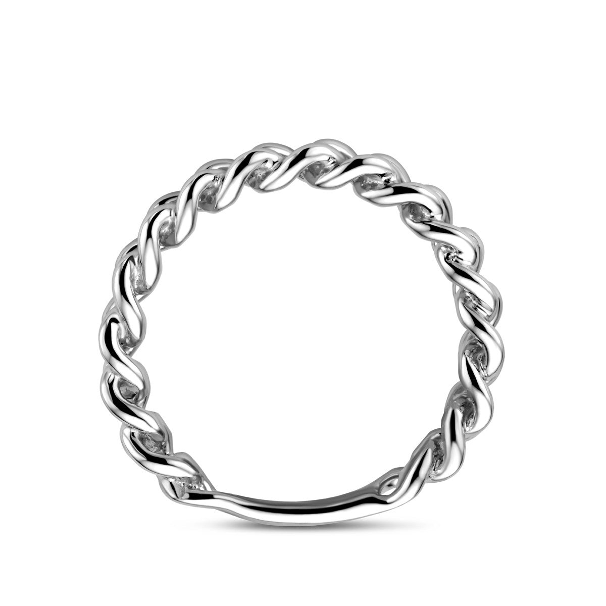 Gerhodineerd Zilver Ring Schakel 1338422 - PansiteNederland.nl
