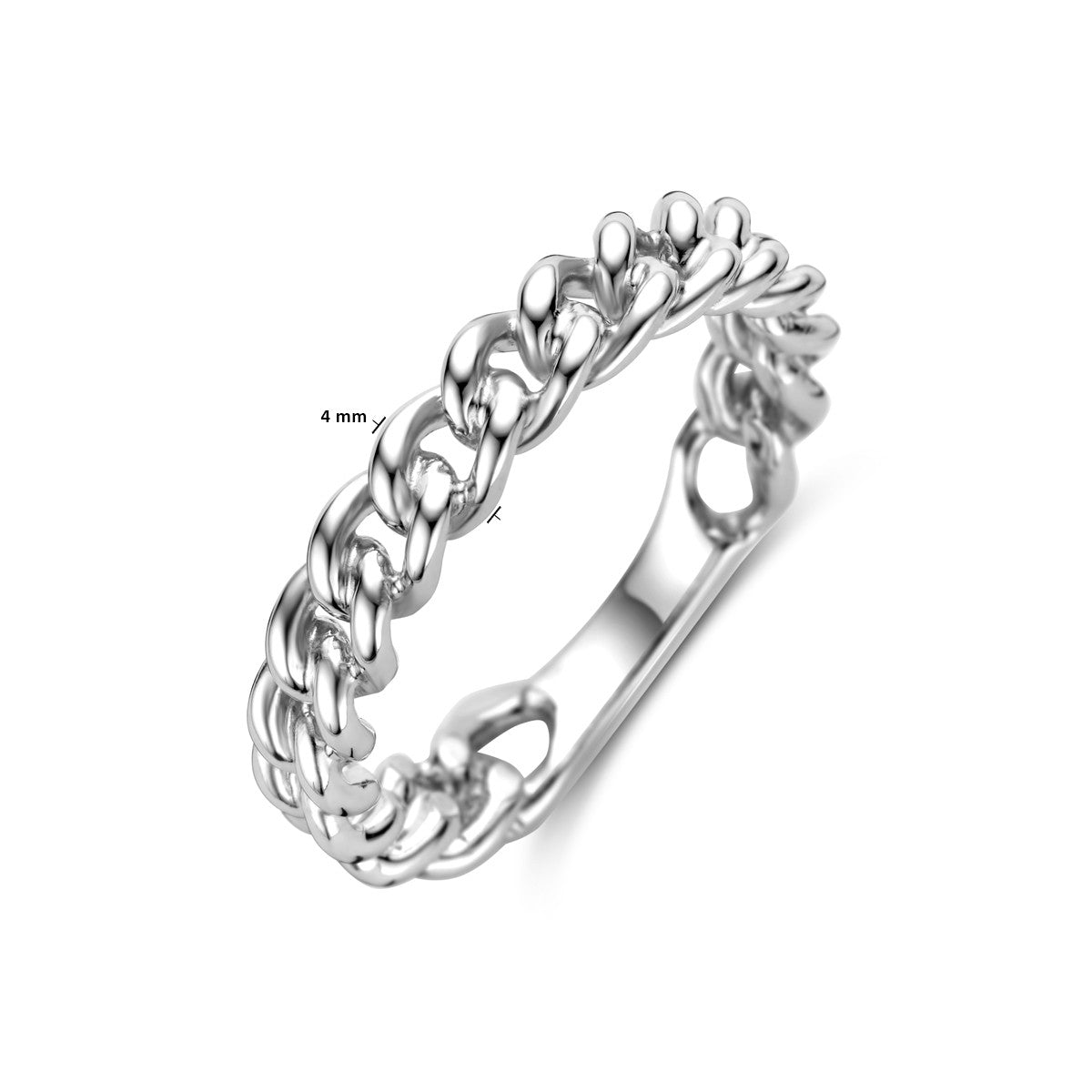 Gerhodineerd Zilver Ring Schakel 1338427 - PansiteNederland.nl