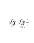 Zilver Gerhodineerd Oorknoppen Knoop 1338437 - PansiteNederland.nl