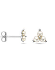 Zilver Gerhodineerd Oorknoppen Parel 1338444 - PansiteNederland.nl