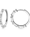 Zilver Gerhodineerd Klapoorringen Zirkonia 1338450 - PansiteNederland.nl