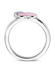Gerhodineerd Zilver Ring Hartjes 1338468 - PansiteNederland.nl