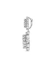 zilver gerhodineerd hanger zirkonia halo 1338483 - PansiteNederland.nl