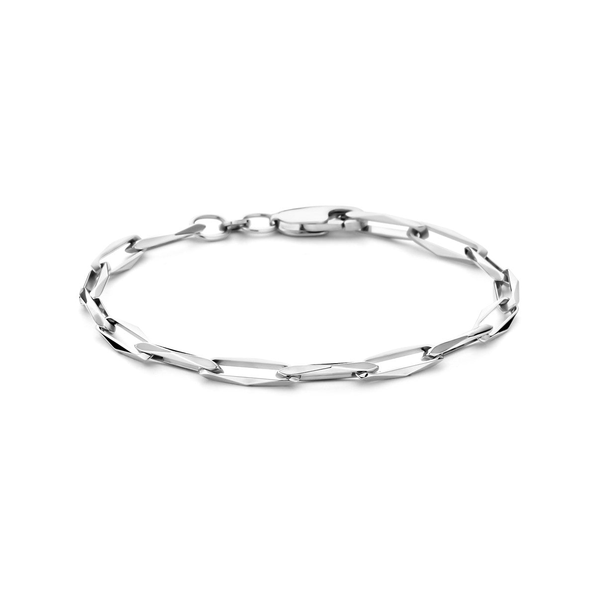 Zilver Gerhodineerd Armband Closed Forever 4,5 mm Massief 1338500 - PansiteNederland.nl