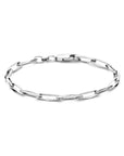 Zilver Gerhodineerd Armband Closed Forever 4,5 mm Massief 1338500 - PansiteNederland.nl