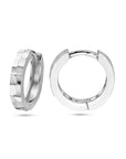 Zilver Gerhodineerd Klapoorringen Gediamanteerd 1338509 - PansiteNederland.nl