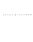 zilver gerhodineerd collier zirkonia 6,0 mm 45 cm poli/mat 1338512 - PansiteNederland.nl