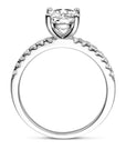 Gerhodineerd Zilver Ring Met Zirkonia 1338515 - PansiteNederland.nl