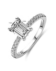 Gerhodineerd Zilver Ring Met Zirkonia 1338534 - PansiteNederland.nl