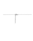 zilver gerhodineerd collier amethist 42 + 3 cm 1338538
