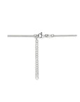 zilver gerhodineerd combi-collier gourmette en paperclip 3,6 mm 40 + 5 cm 1338551