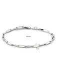 Zilver Gerhodineerd Armband Closed Forever 4,0 mm Massief 1338765 - PansiteNederland.nl