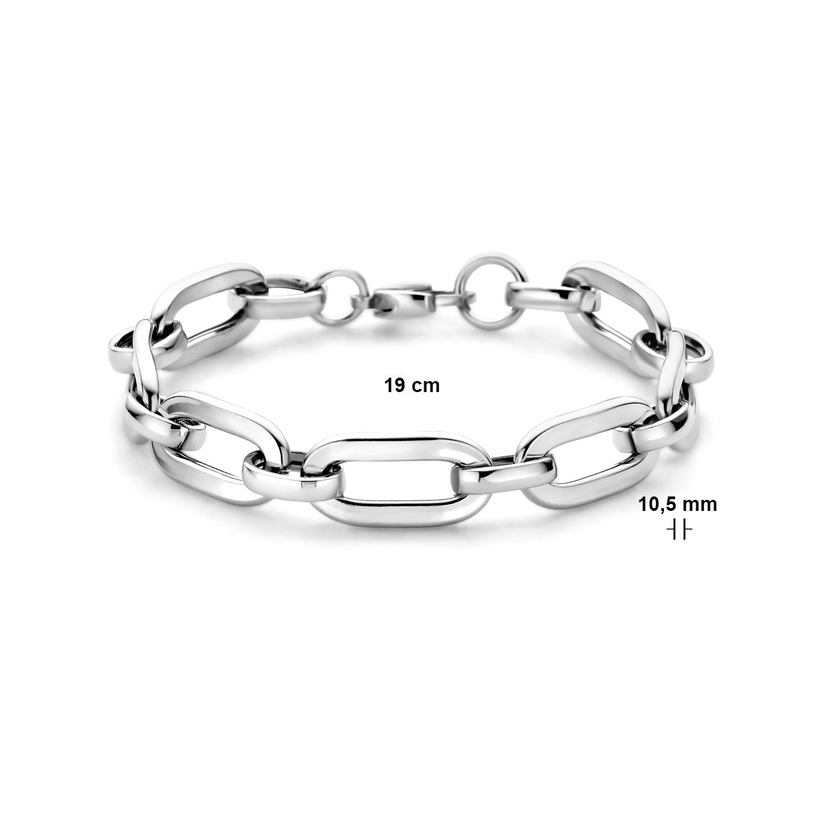 Zilveren armband 10,5 mm 19 cm 1338625 - PansiteNederland.nl