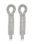 Zilver Gerhodineerd Oorhangers Zirkonia 1338642 - PansiteNederland.nl