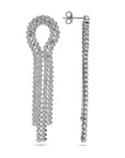 Zilver Gerhodineerd Oorhangers Zirkonia 1338642 - PansiteNederland.nl