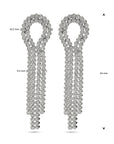 Zilver Gerhodineerd Oorhangers Zirkonia 1338642 - PansiteNederland.nl