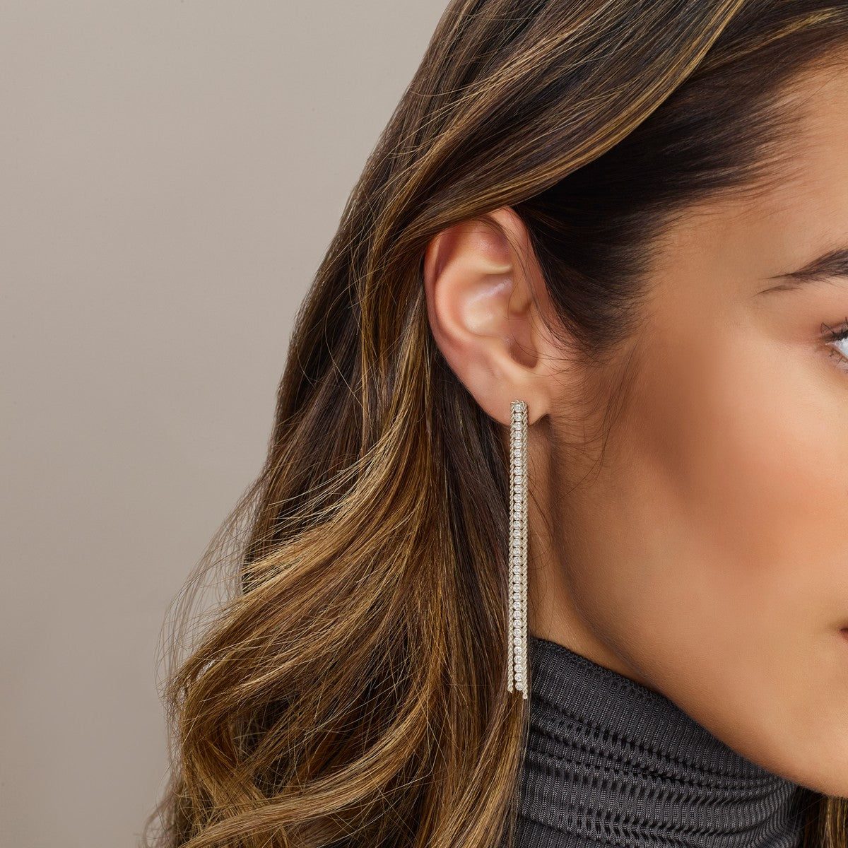 Zilver Gerhodineerd Oorhangers Zirkonia 1338643 - PansiteNederland.nl