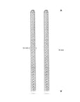 Zilver Gerhodineerd Oorhangers Zirkonia 1338643 - PansiteNederland.nl