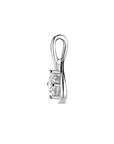 zilver gerhodineerd hanger zirkonia 1338718 - PansiteNederland.nl