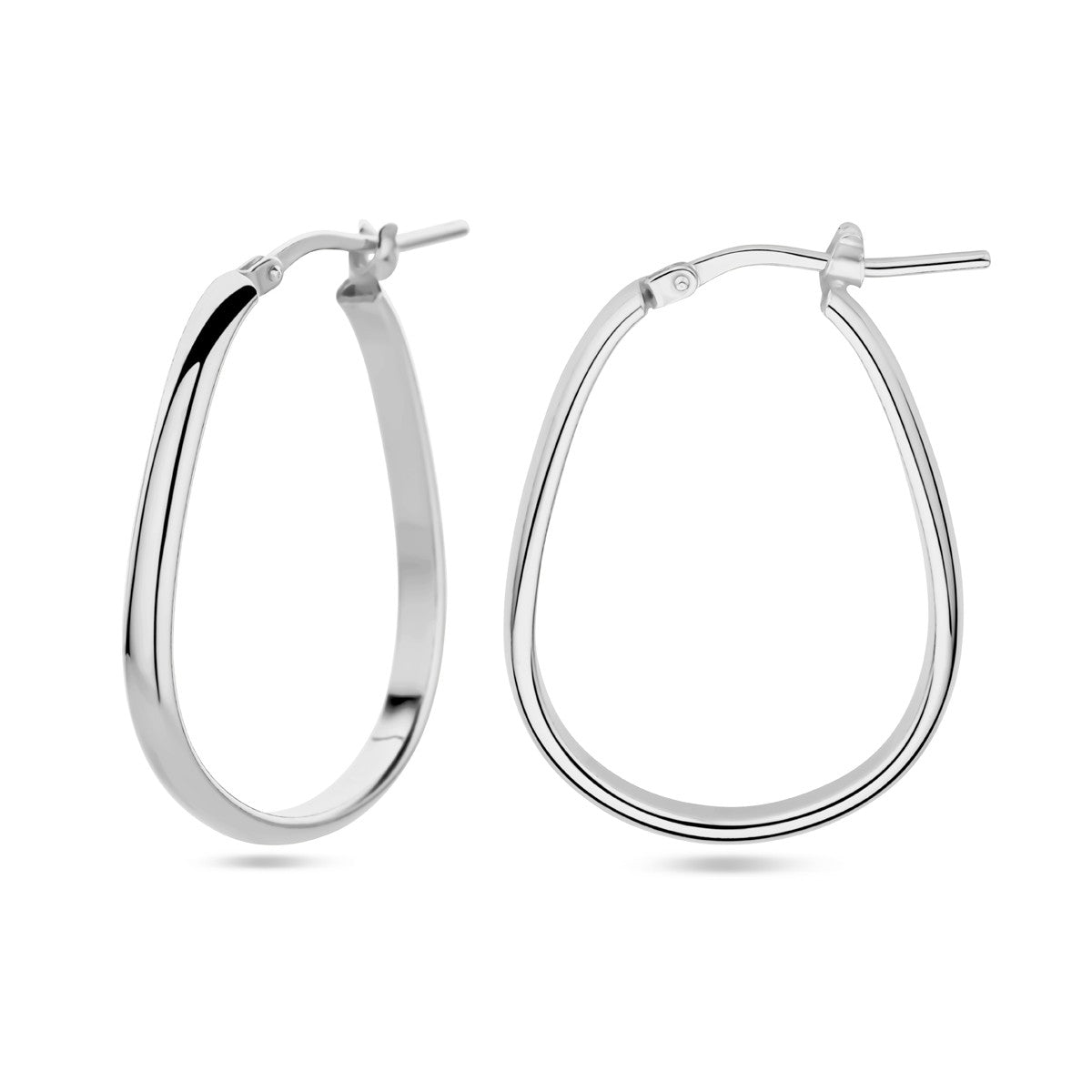 Zilver Gerhodineerd Oorringen 1338739 - PansiteNederland.nl
