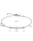 Zilver Gerhodineerd Graveerarmband Hart en Plaat 3,5 Mm 14 - 16 1338747 - PansiteNederland.nl