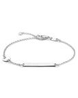 Zilver Gerhodineerd Graveerarmband Cirkel En Plaat 3,5 Mm 14 - 16 Cm 1338749 - PansiteNederland.nl