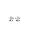 Zilver Gerhodineerd Oorknoppen Bloem 1338752 - PansiteNederland.nl