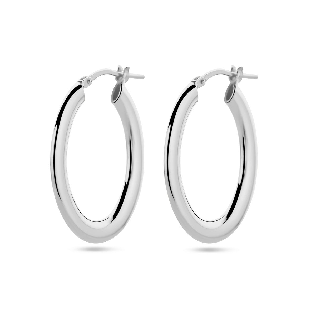 Zilver Gerhodineerd Oorringen 1338757 - PansiteNederland.nl
