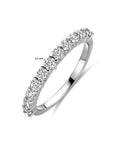 Gerhodineerd Zilver Ring Met Zirkonia 1338774 - PansiteNederland.nl