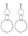 Zilver Gerhodineerd Oorhangers Cirkels 1338798 - PansiteNederland.nl
