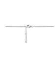 zilver gerhodineerd collier kleurstenen 42 - 43,5 - 45 cm 1338802 - PansiteNederland.nl