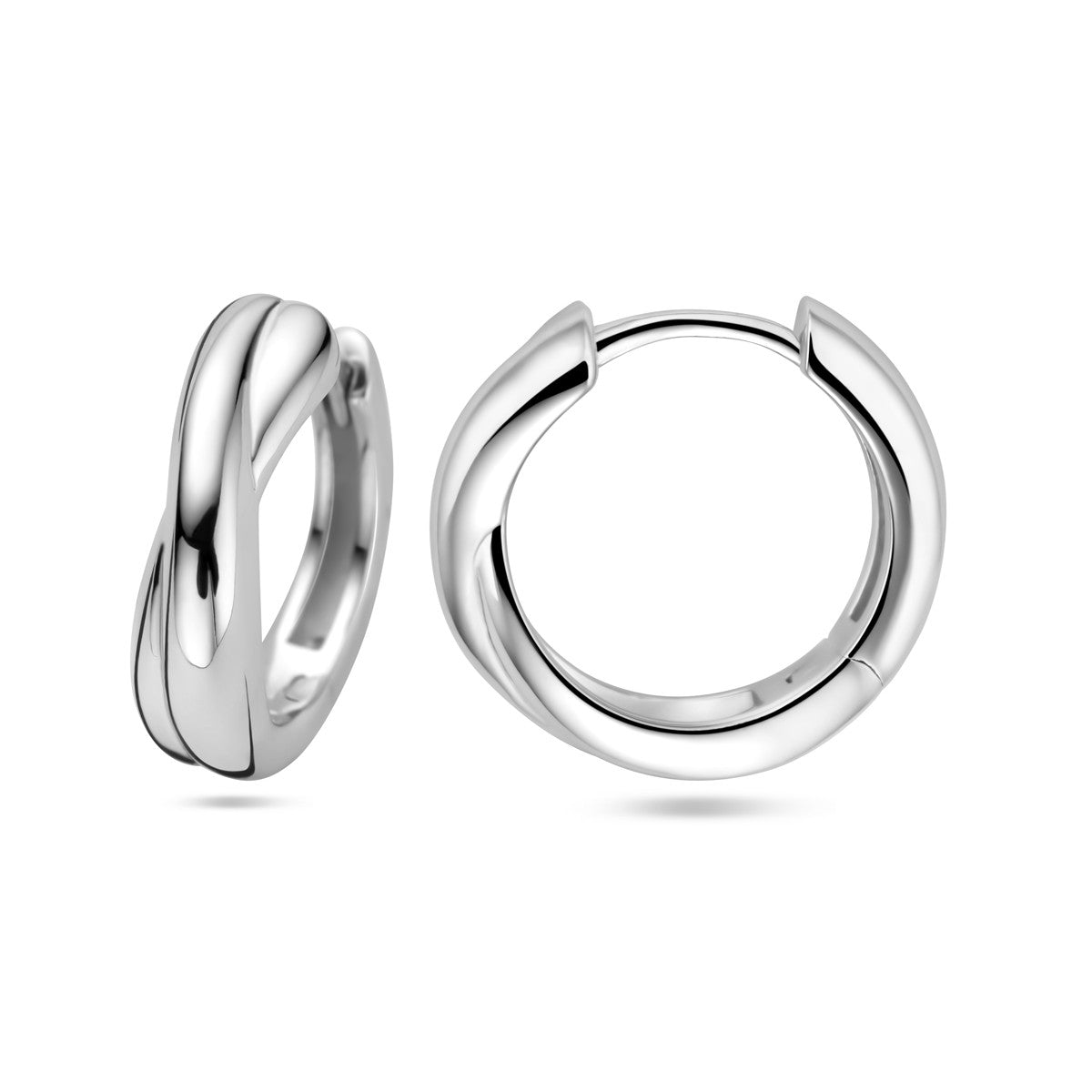 Zilver Gerhodineerd Klapoorringen 1338803 - PansiteNederland.nl