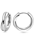 Zilver Gerhodineerd Klapoorringen 1338803 - PansiteNederland.nl