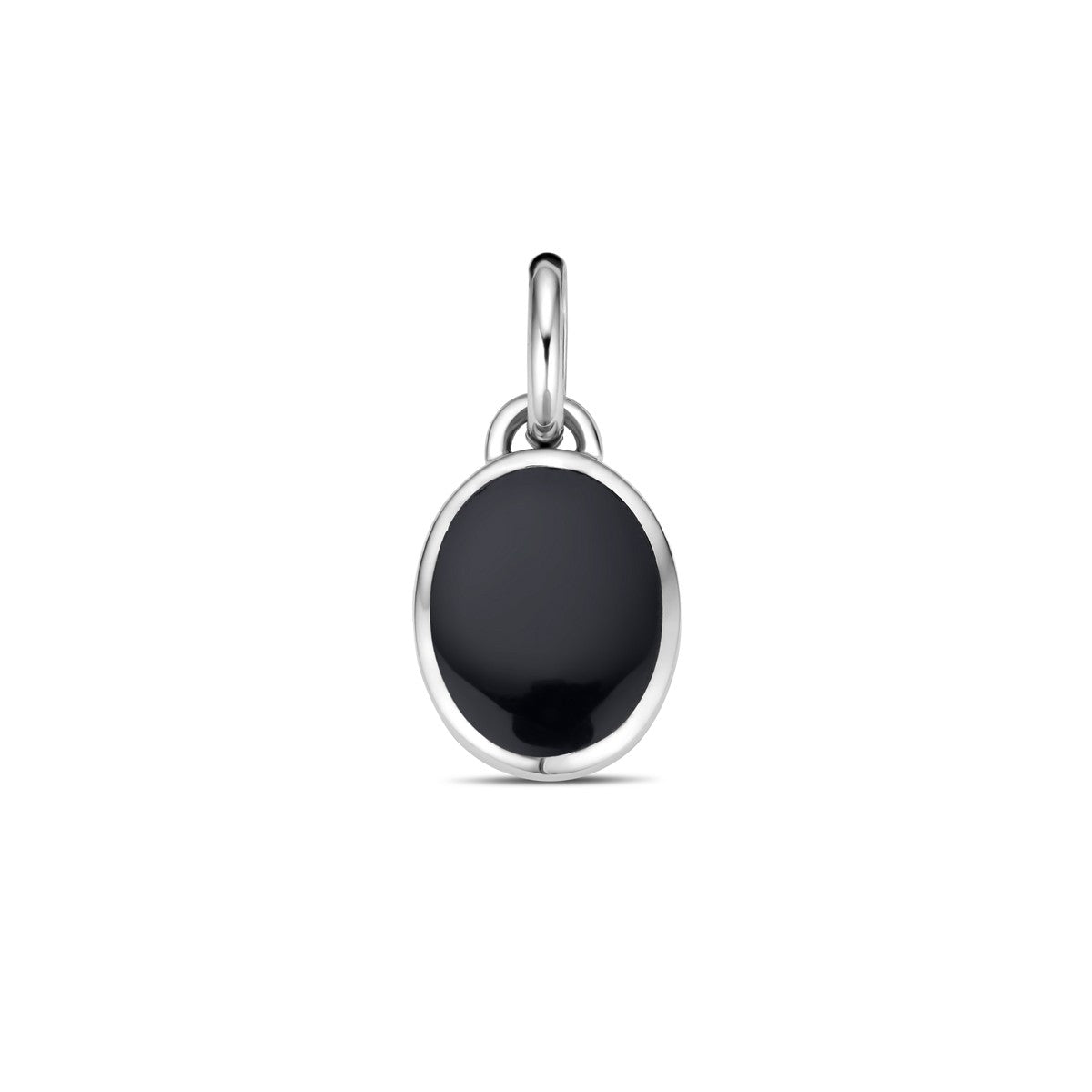 zilver gerhodineerd hanger onyx 1338820 - PansiteNederland.nl