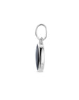 zilver gerhodineerd hanger onyx 1338820 - PansiteNederland.nl