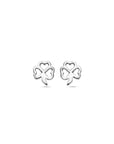 Zilver Gerhodineerd Oorknoppen Klavertje 1338832 - PansiteNederland.nl