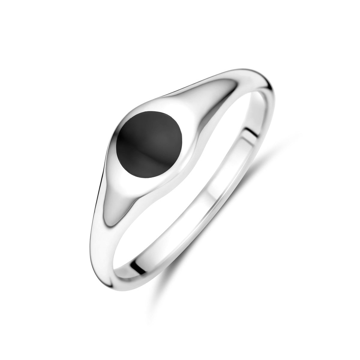Gerhodineerd Zilver Ring Onyx 1338838 - PansiteNederland.nl