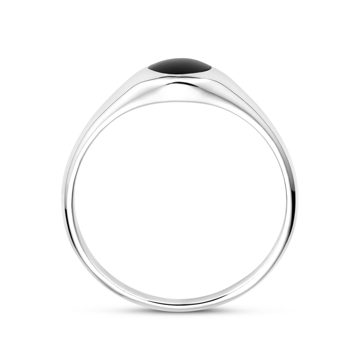 Gerhodineerd Zilver Ring Onyx 1338838 - PansiteNederland.nl