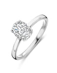 Gerhodineerd Zilver Ring Met Zirkonia 1338906 - PansiteNederland.nl