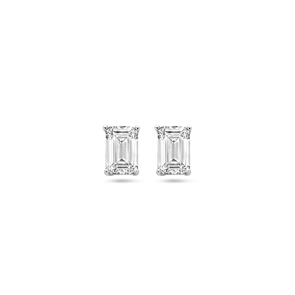 Zilver Gerhodineerd Oorknoppen Zirkonia 1338929 - PansiteNederland.nl