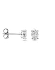 Zilver Gerhodineerd Oorknoppen Zirkonia 1338931 - PansiteNederland.nl
