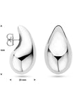 Zilver Gerhodineerd Oorknoppen Druppel 1338989 - PansiteNederland.nl