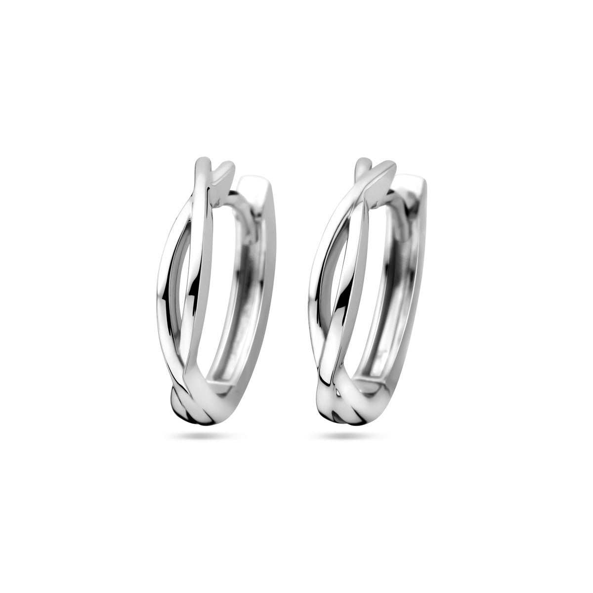 Zilver Gerhodineerd Klapoorringen 1339017 - PansiteNederland.nl