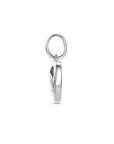 zilver gerhodineerd hanger hartje emaille 1339086 - PansiteNederland.nl
