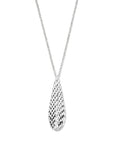 zilver gerhodineerd collier druppel 40 + 5 cm 1339116 - PansiteNederland.nl