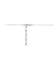 zilver gerhodineerd collier druppel 40 + 5 cm 1339116 - PansiteNederland.nl