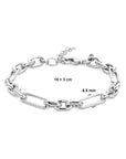 Zilver Gerhodineerd Armband Anker 6,5 Mm 18 + 3 Cm 1339117 - PansiteNederland.nl