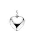 zilver gerhodineerd hanger hart 32 mm 1339132 - PansiteNederland.nl